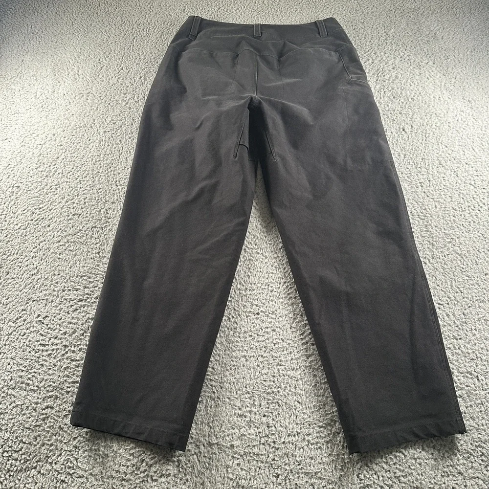 Lululemon Utilitech Pants Mens 30(29 Fit) Black Straight Leg Drawstring Travel